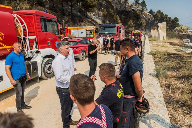 Zoran Milanović obišao je oporaženo područje okolice Omiša