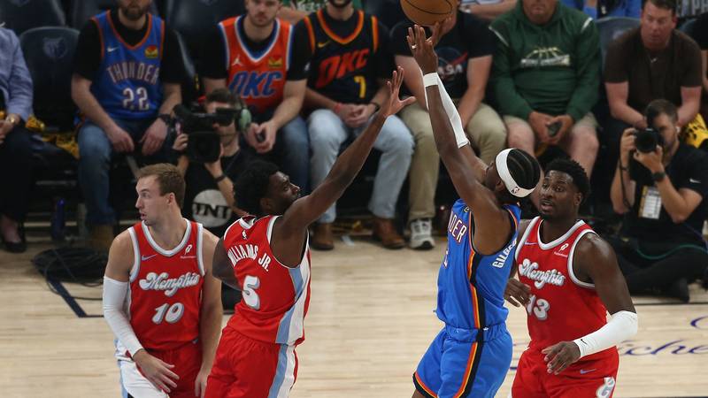 Najbolja se momčad NBA lige prošetala u drugu rundu, Curry i ekipa poveli protiv Rocketsa 18 2025 04 26t204117z 1966043959 mt1usatoday26021971 rtrmadp 3 nba playoffs oklahoma city thunder at memphis grizzlies