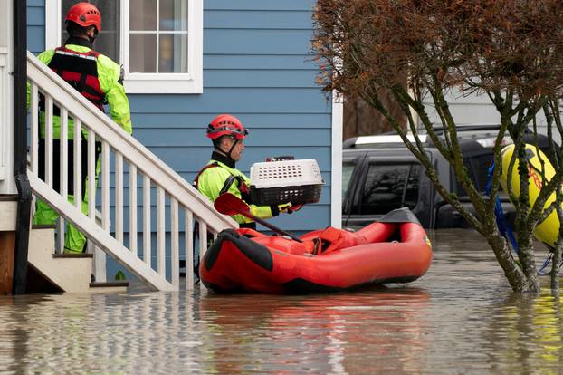 Atmospheric river brings rain and flooding to the Pacific Northwest