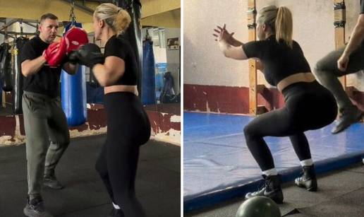 FOTO Intenzivan trening: Ovako Meri Golda&scaron;i&cacute; ostaje u formi!
