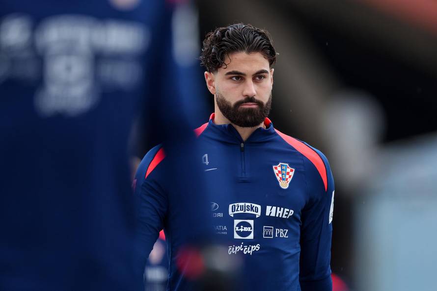 Zagreb: Trening hrvatske nogometne reprezentacije