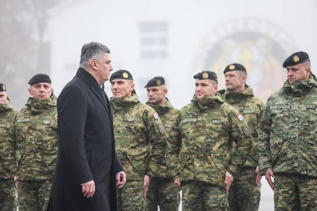 Zagreb: Ispraćaj 42. hrvatskog kontingenta u NATO-ovu operaciju potpore miru