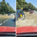 Pogledajte snimke iz Zaprešića: Grad ima rivu! Poplava na cesti, voda ljudima ulazila u dvorišta