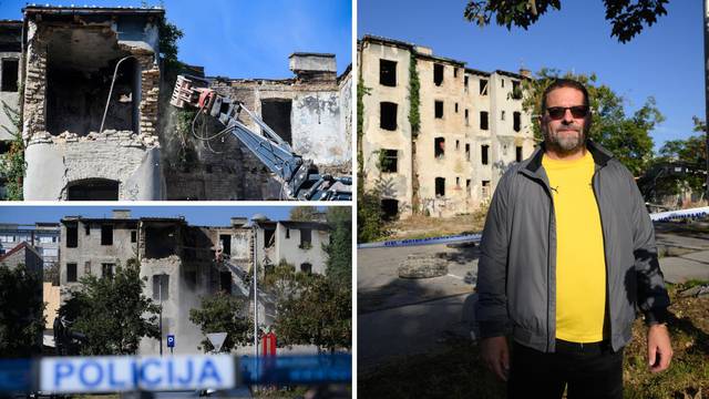 VIDEO Rušenje u Paromlinskoj ide dalje, suvlasnik stanova: Ni poziva nije bilo iz Grada, ništa