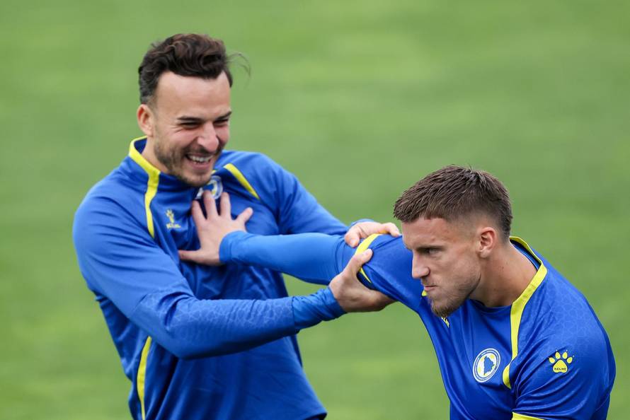 Sarajevo: Trening nogometne reprezentacije BiH uoci utakmica Lige nacija