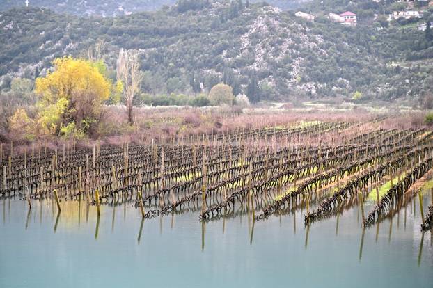 Vrgorac: Poplavljeno Polje jezero uslijed obilnih kiša