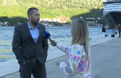 Zaledio se! Pogledajte kako je direktor lučke uprave Kotor ostao bez teksta usred javljanja