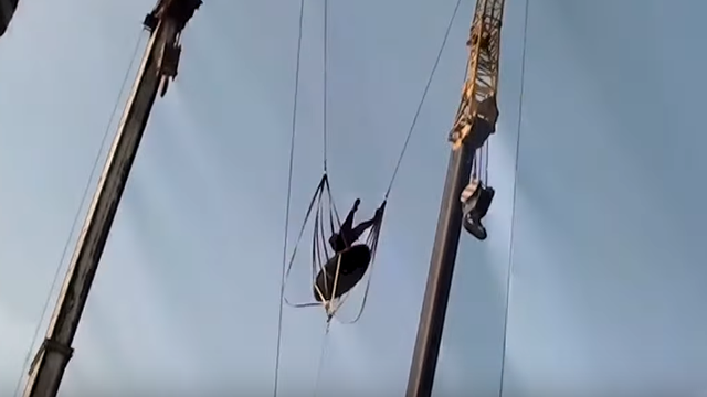 'Ljudski katapult' lansirao ih je u zrak pri brzini od 200 km/h