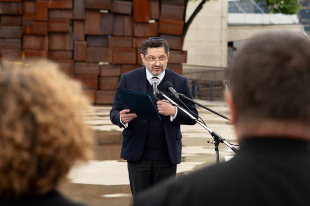 Zagreb: Obilježavanje Jom HaŠoa ve Hagvura - Dana sjećanja i junaštva