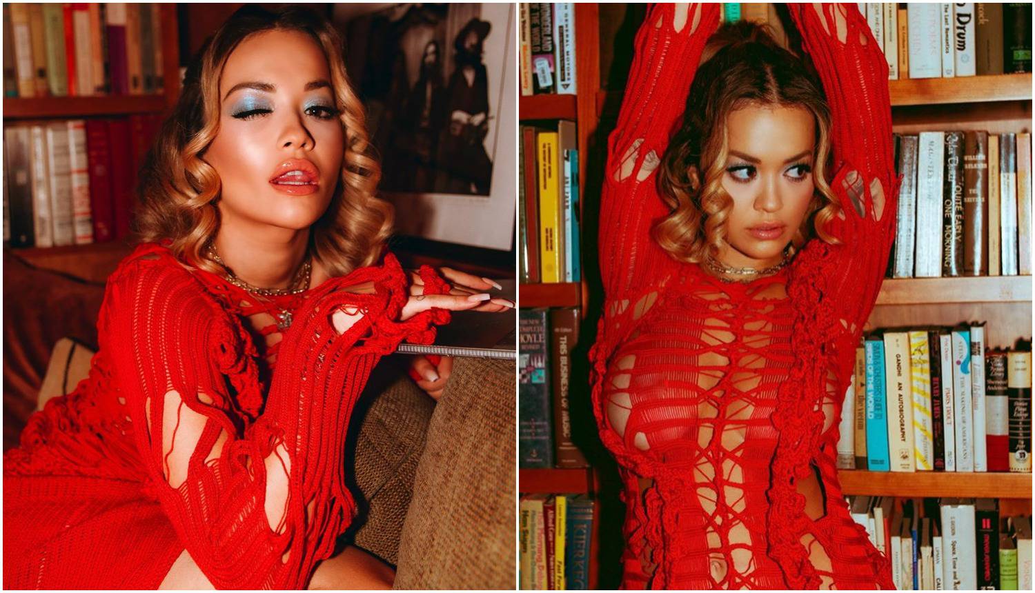 Mrežasta haljina otkrila je sve: Rita Ora ponovno izbacila grudi