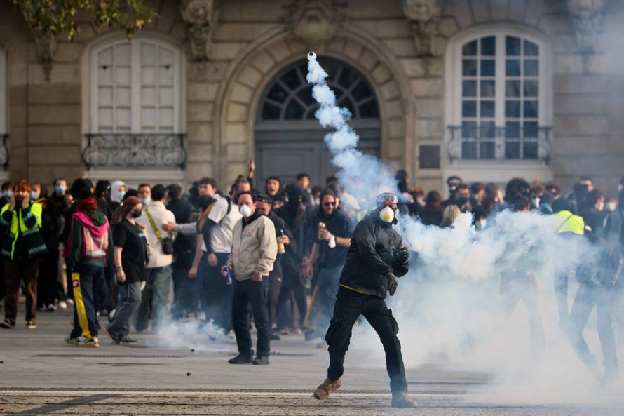 Nationwide protests in France against the cost of living