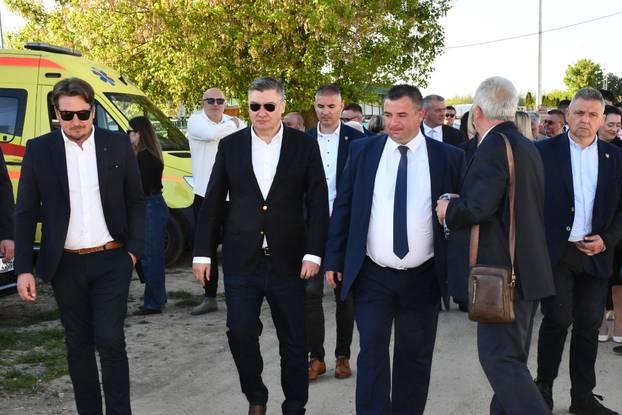 Predsjednik RH Zoran Milanović na obilježavanju Dana Općine Stari Mikanovci