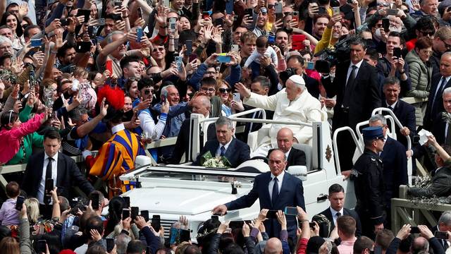 Palm Sunday Mass in Saint Peter's Square at the Vatican