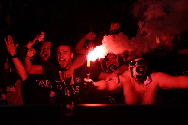 Champions League - Final - Fans gather to watch Paris St Germain v Inter Milan