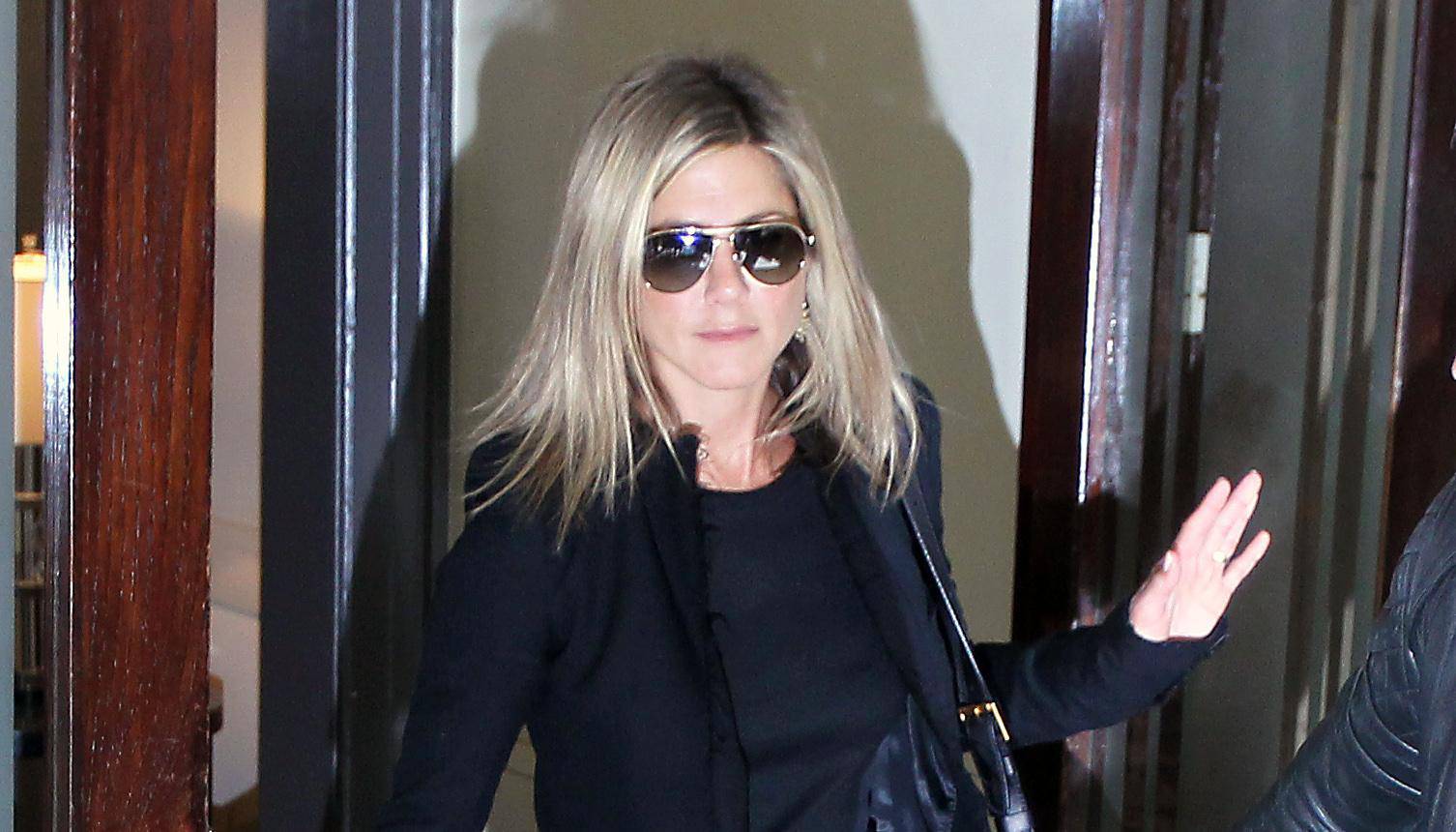 Jennifer Aniston and boyfriend out in New York