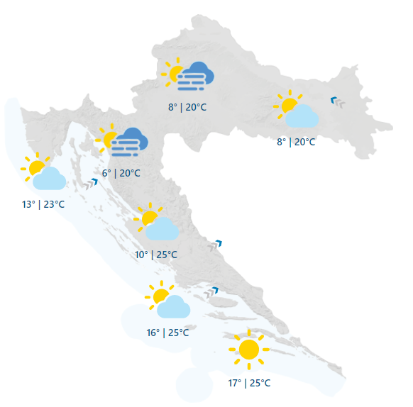 Topli početak listopada: Isplanirajte dan na otvorenom