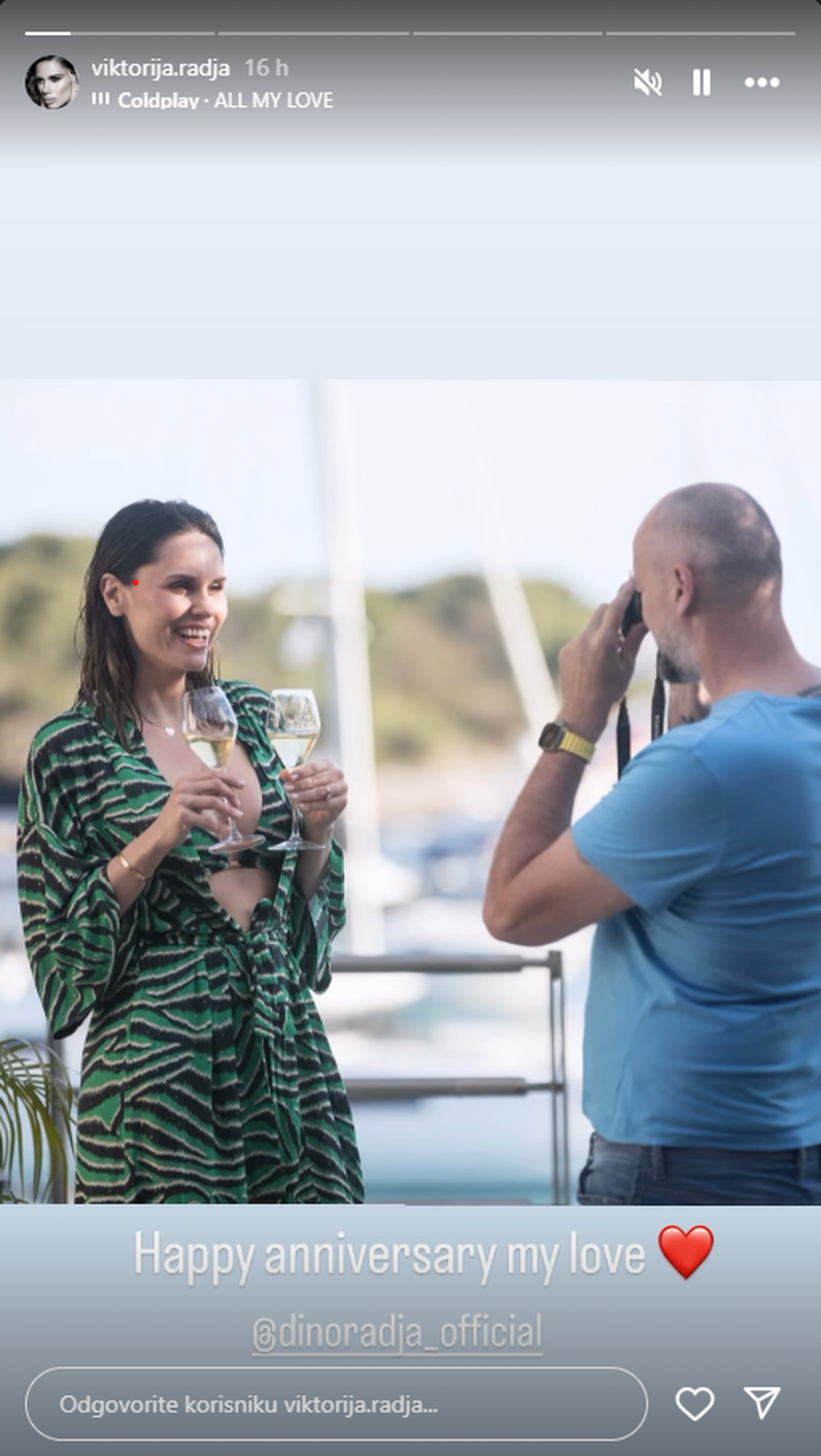 Dino i Viktorija Rađa obilježili su 24. godišnjicu braka: Evo kako su izgledali na vjenčanju