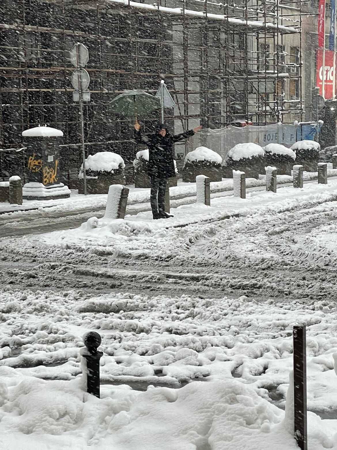 VIDEO Kolaps u Beogradu zbog snijega: 'Kao da je život stao, ceste su zatrpane, a mi zapeli'