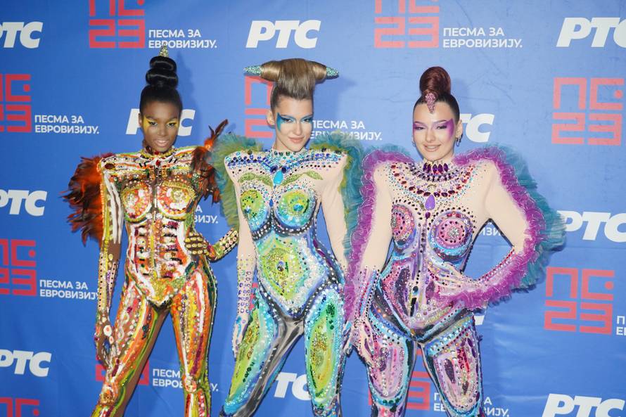 Beograd: Druga polufinalna večer festivala "Pjesma za Euroviziju 23"