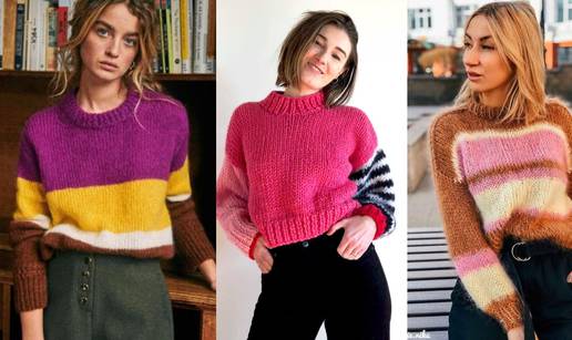 Te divne vunene veste za retro look: Raznolikost šarenih pruga