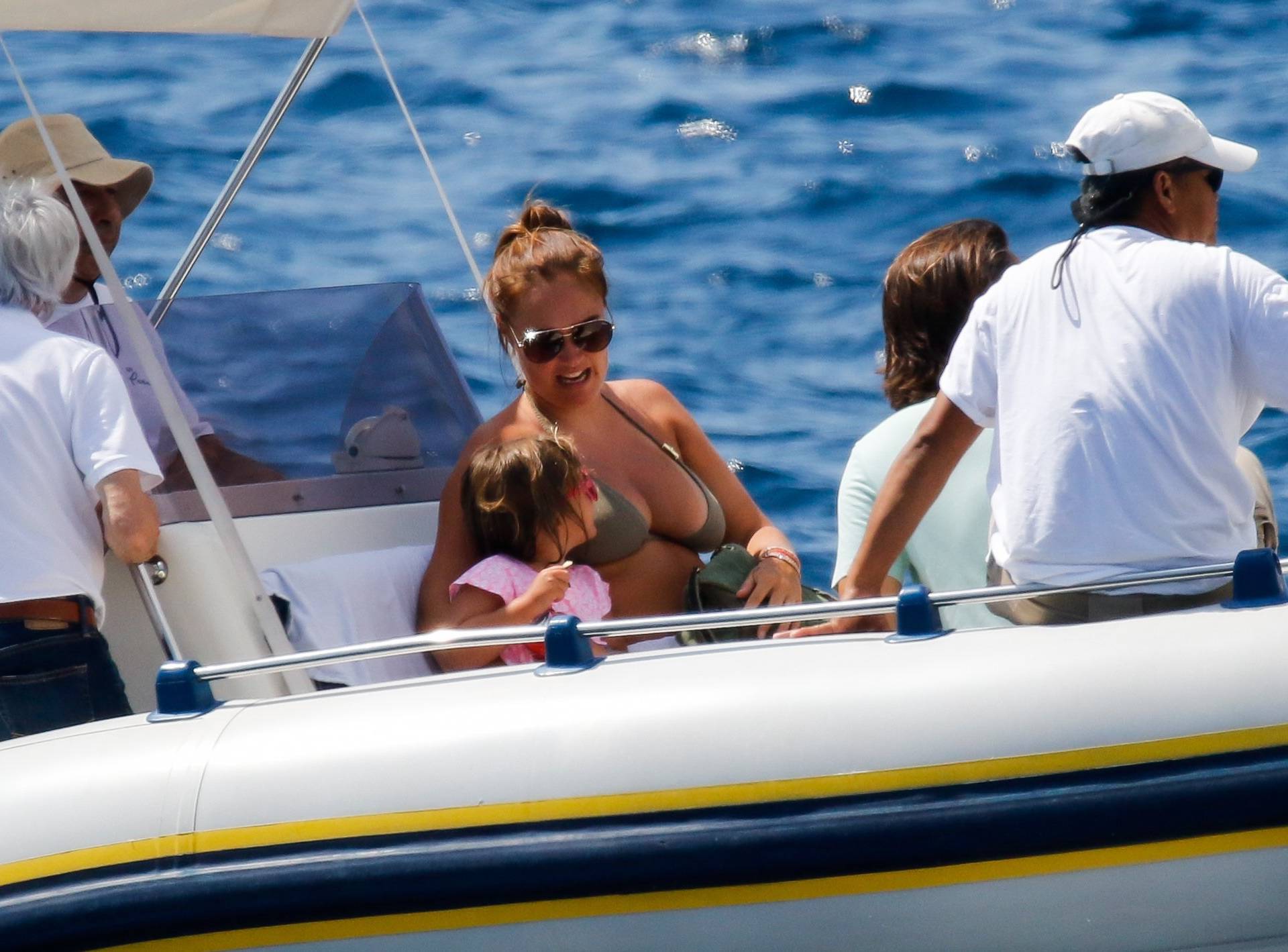 Exclusive pictures: Boat day for Tamara Ecclestone during her holiday in Ibiza