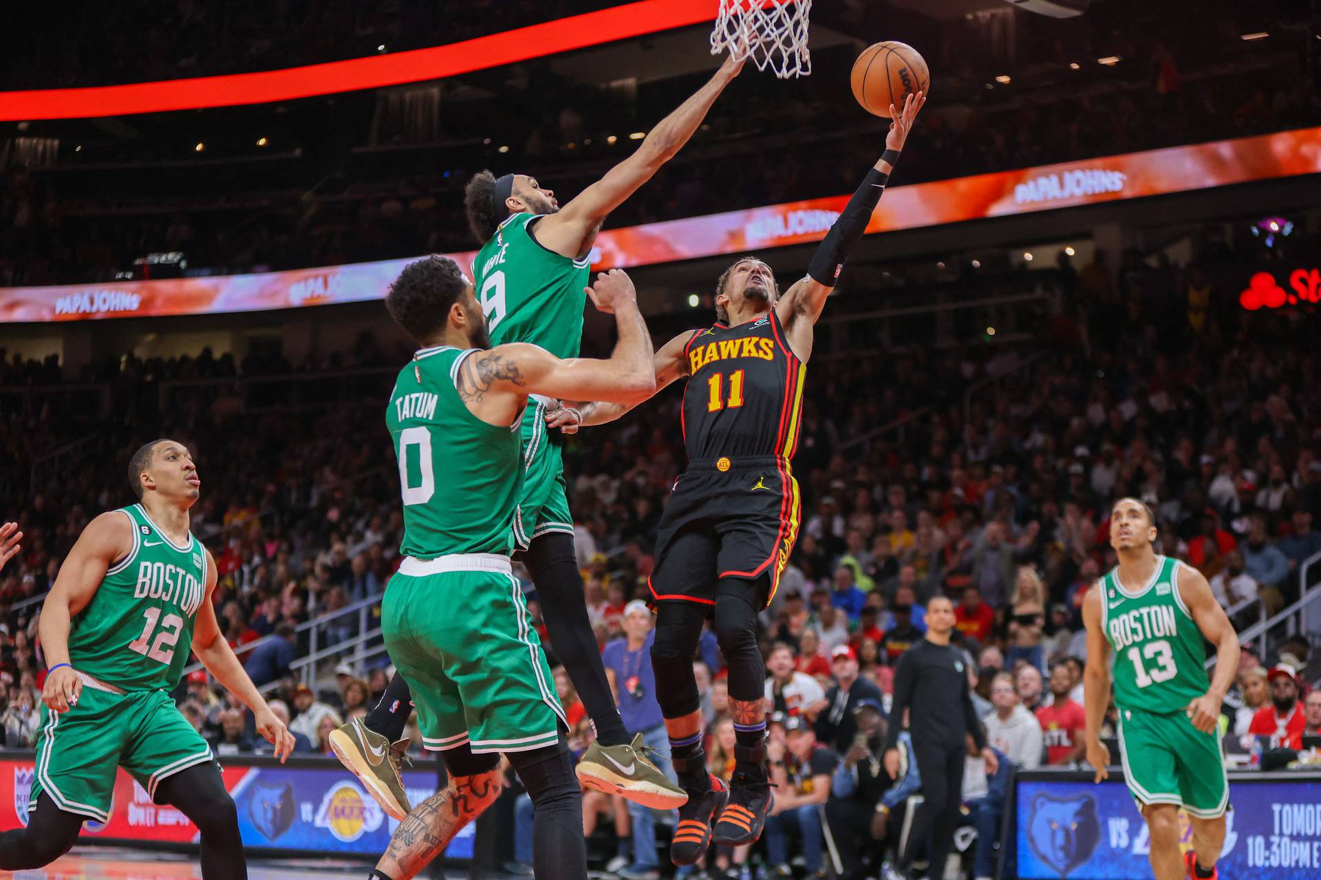 NBA: Playoffs-Boston Celtics at Atlanta Hawks