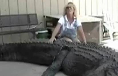 Lovačka priča: Ulovila je aligatora od 465 kg i 4 m