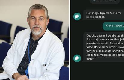 Chatbotovi za pacijente u bolnici Vrapče: 'Umjetna inteligencijo pomozi, ne osjećam se dobro'