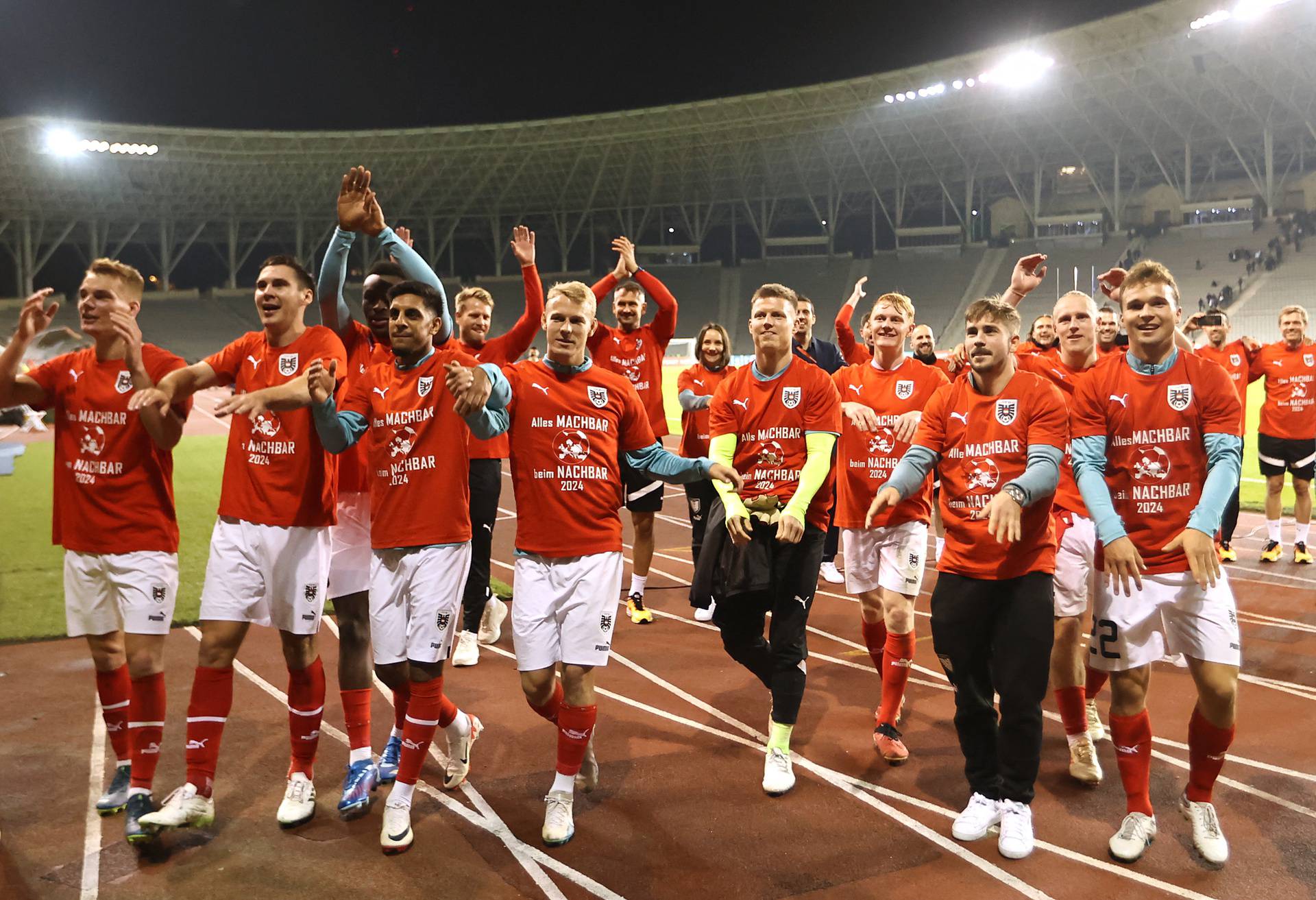 Euro 2024 Qualifier - Group F - Azerbaijan v Austria