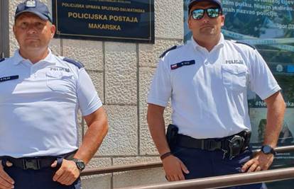 Poljaci u Makarskoj spasili su muškarca od utapanja! Isti dan sreo ih je u policijskoj uniformi