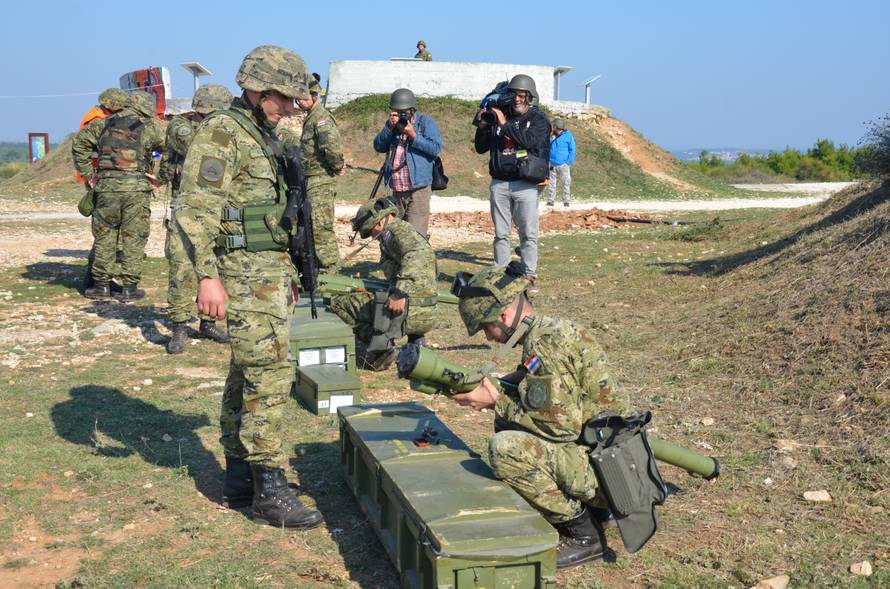 Gotovina i Markač na završnom dijelu vojne vježbe 'Velebit 18'