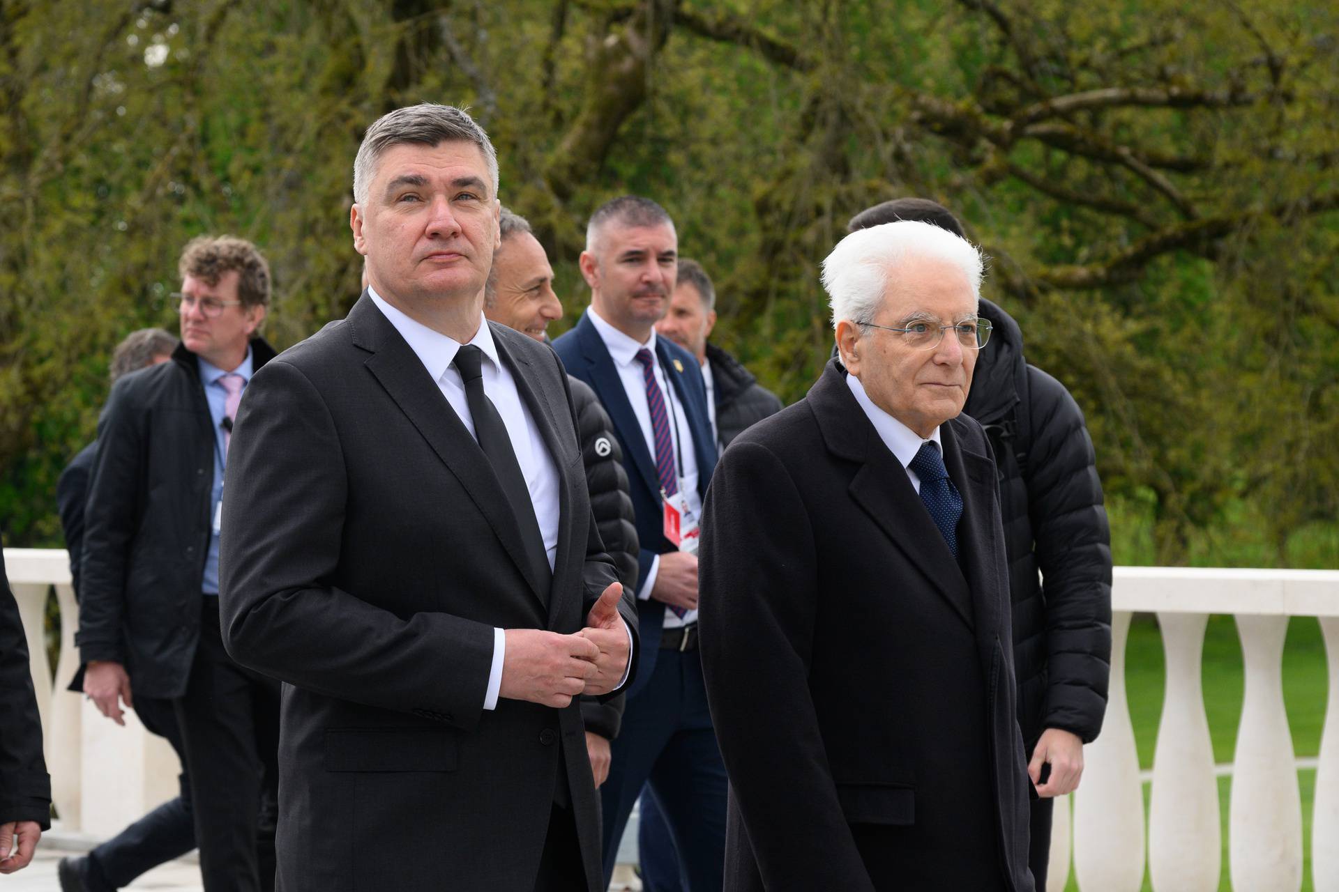 Zajedničko fotografiranje državnika koje sudjeluju na proslavi 20 godina članstva Slovenije u EU