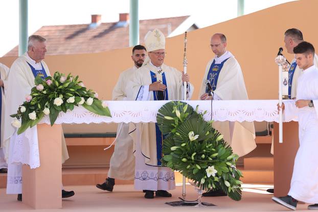 Nadbiskup Hranić predvodio središnje misno slavlje na blagdan Velike Gospe u Aljmašu