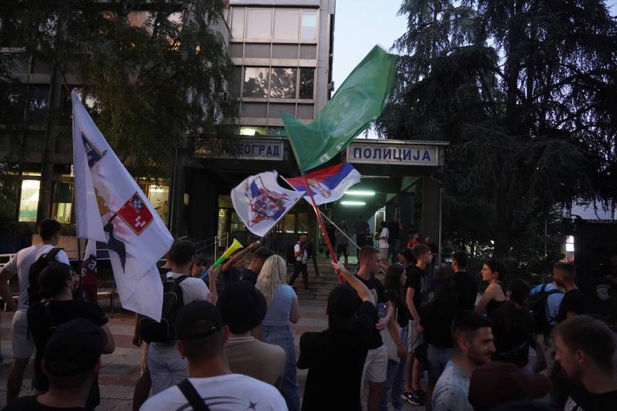 Beograd: Prosvijed građana i studenata u Novom Beogradu