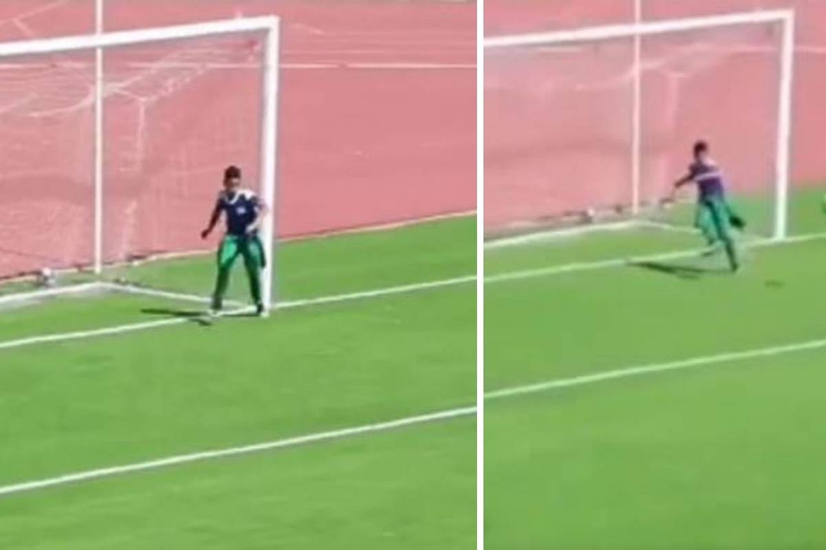 Bizarna scena u Alžiru: Dječak uletio na teren i spriječio gol
