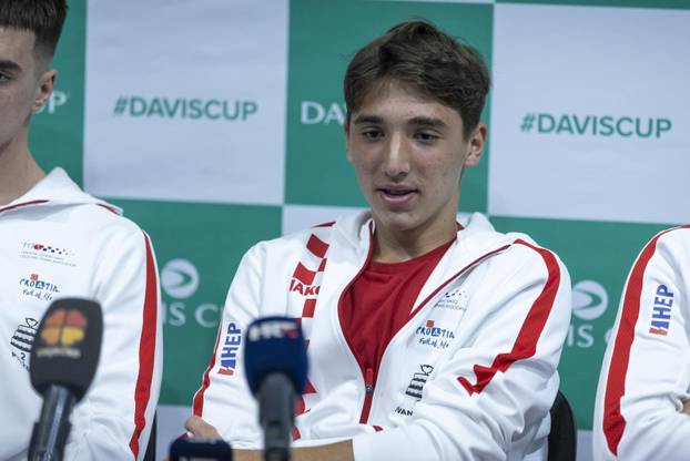 Osijek: Konferencija za medije hrvatske Davis Cup reprezentacije