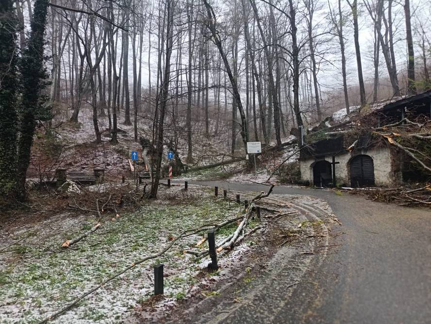 FOTO Evo kako izgleda Sljeme nakon snažnog nevremena