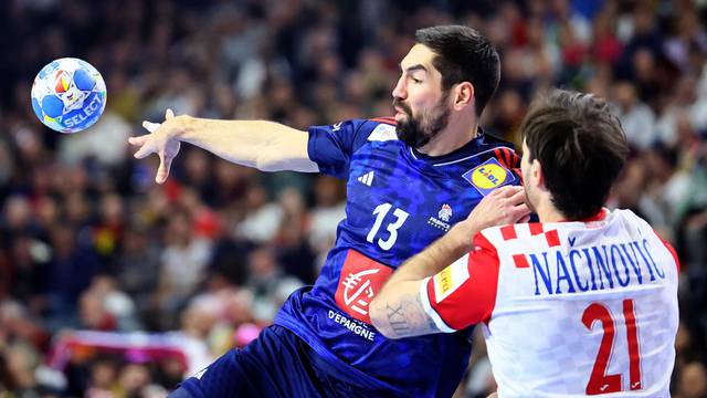 EHF 2024 Men's European Handball Championship - Main Round - France v Croatia