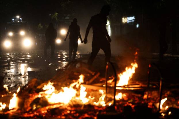 Albanian students hold anti-government protest