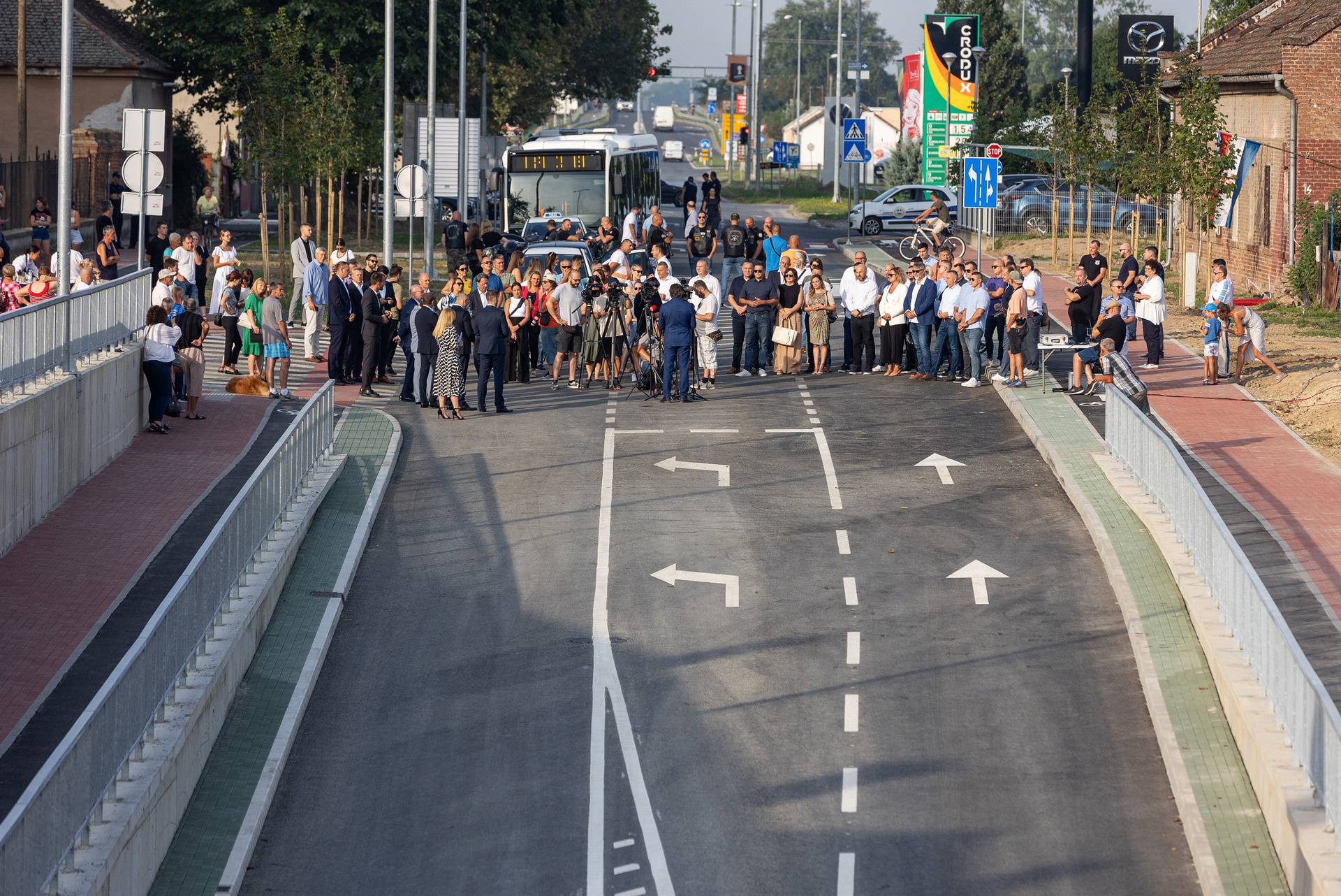 Otvorenje podvožnjaka u Ulici sv. Leopolda Bogdana Mandića u Osijeku