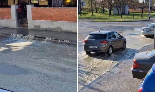 VIDEO Pukla cijev u Zagrebu: 'I Dubrava ima svoje fontane!'