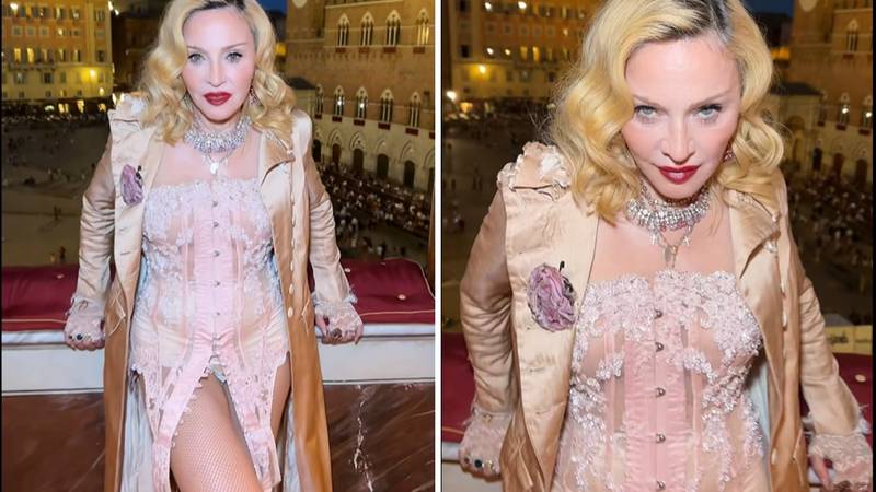 Madonna praznovala 67. rojstni dan na zgodovinski konjski dirki v Italiji