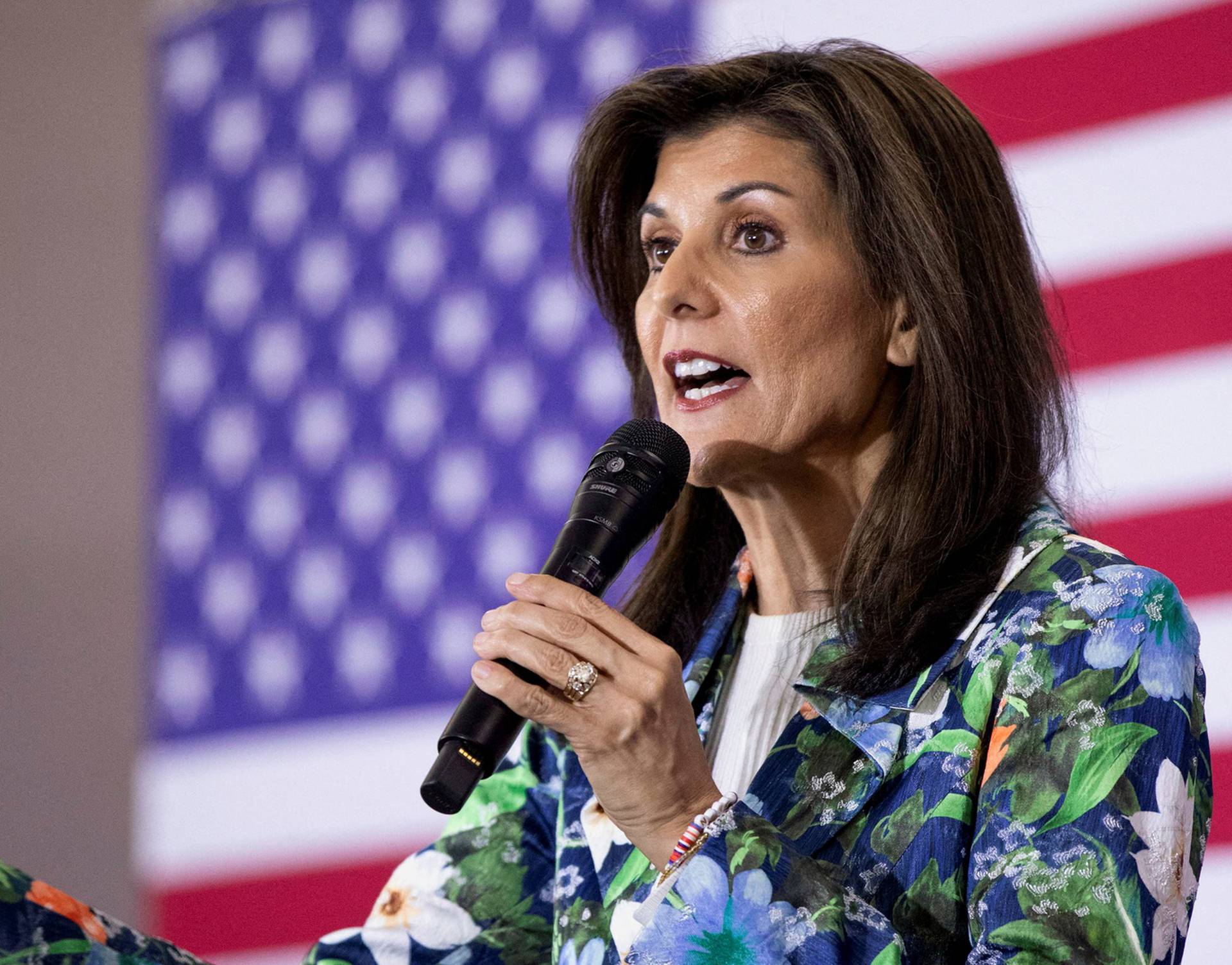 Republican presidential candidate Haley makes a campaign visit in North Augusta