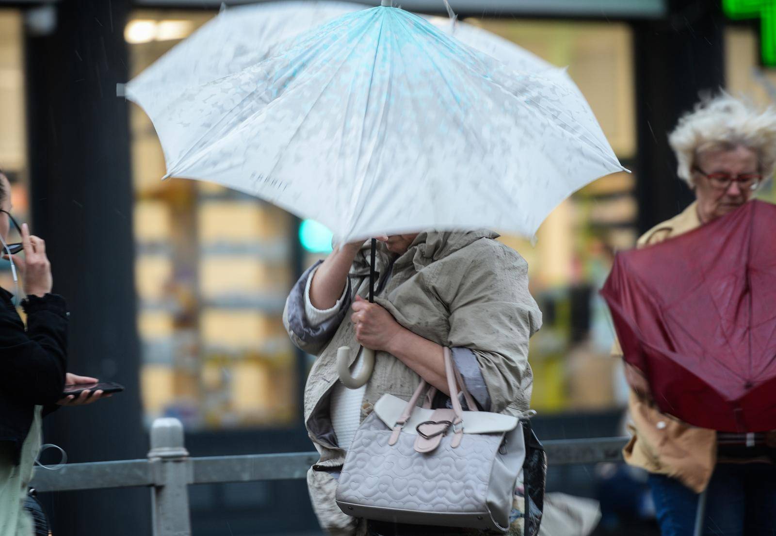 Proljetni pljusak u Zagrebu