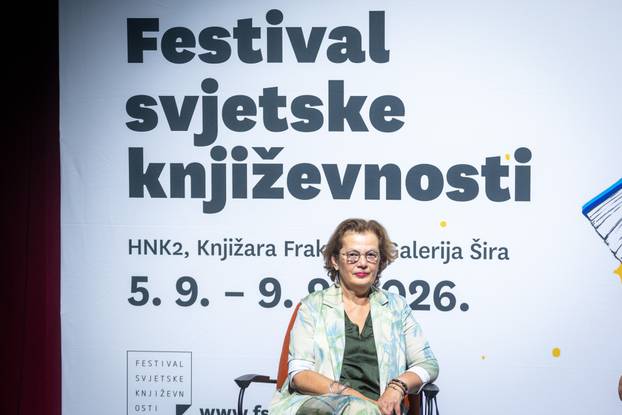 Zagreb; Festival svjetske knji&zcaron;evnosti, razgovor sa Snje&zcaron;anom Banovi&cacute;