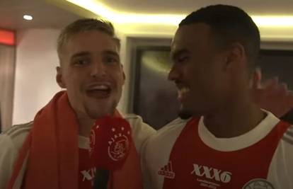 VIDEO Slavili naslov s Ajaxom pa otkrili da prelaze u Bayern