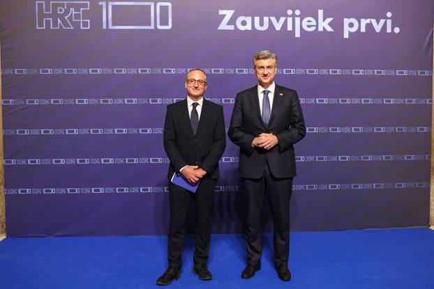 Zagreb: Poznati na svečanosti povodom obilježavnja 100 godina HRT-a