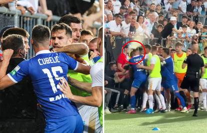 VIDEO Trenutak kad je Slavenov igrač dobio čašom u glavu! Ružne scene i nakon utakmice