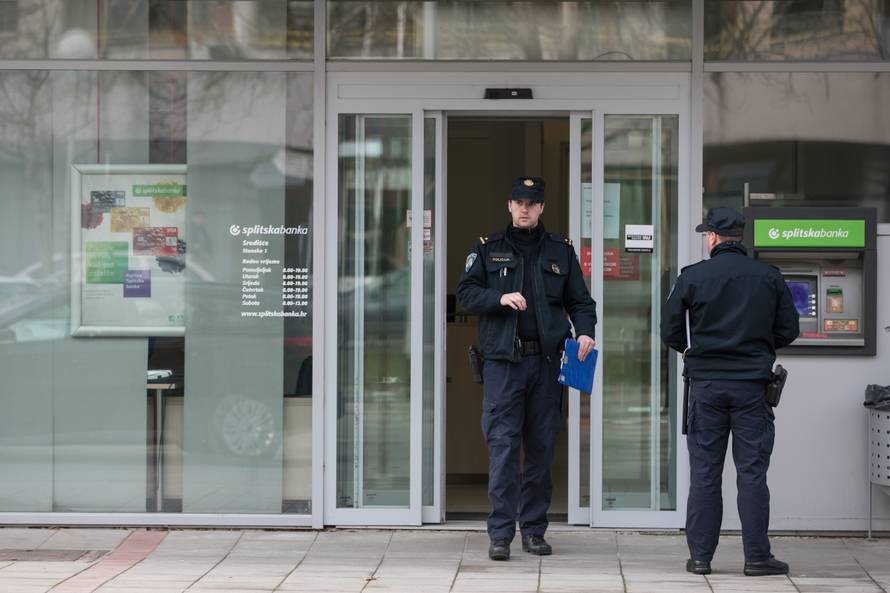 Opljačkana poslovnica Splitske banke u Središću u Zagrebu