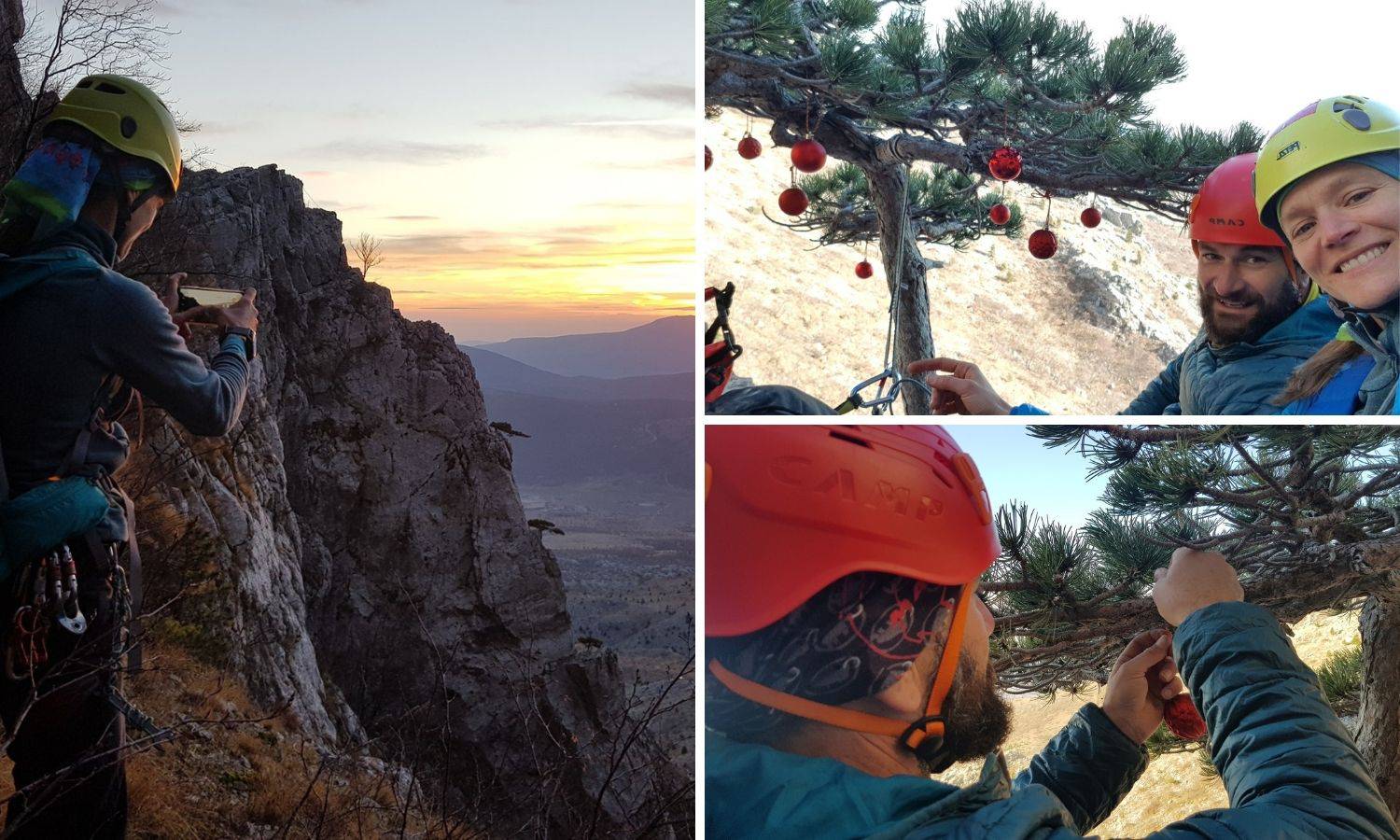 Planinari iz Splita penjali se pet sati kako bi okitili tri usamljena borića na stijeni: 'Nije bilo lako'